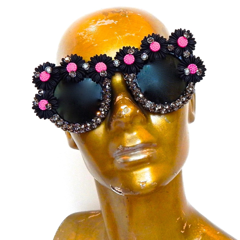 WICKED GARDEN RHINESTONE SCOTTIE GLASSES NEW